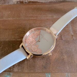 Olivia Burton Watch with Pink Floral Dial